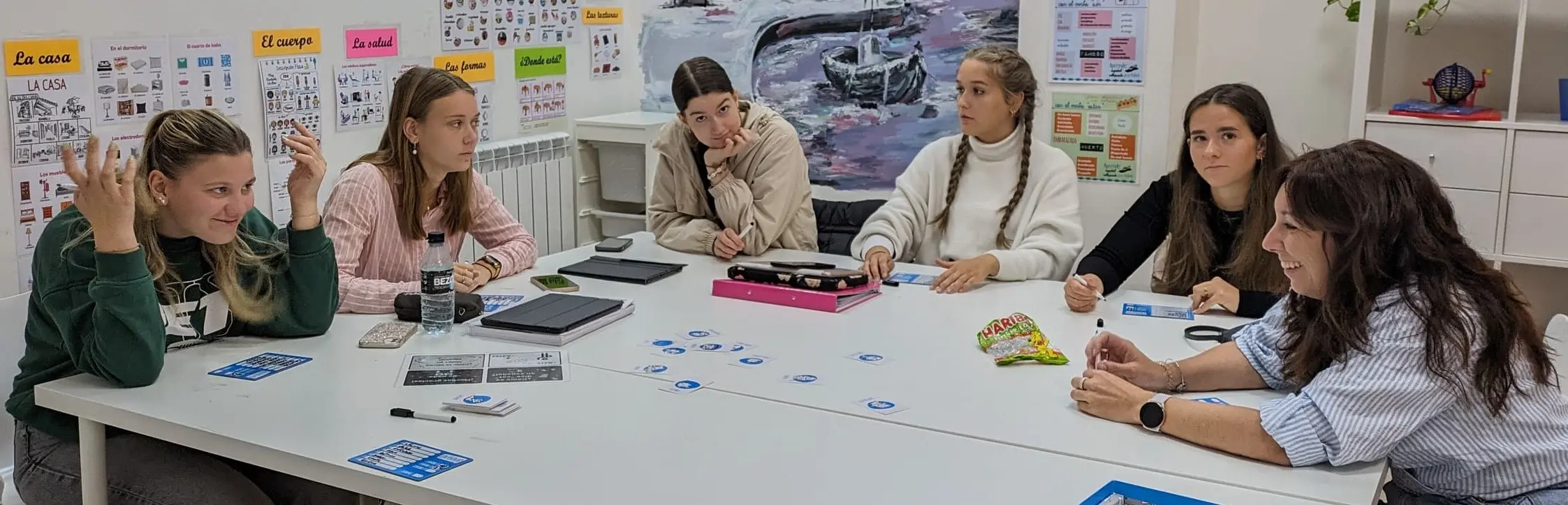 Aula de la escuela de español Capicúa